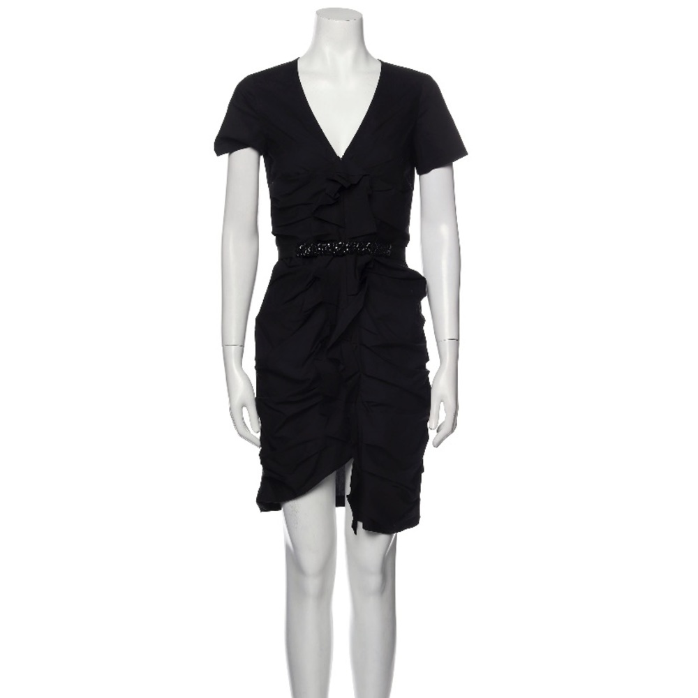 V-Neck Mini Dress